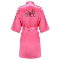 Thumbnail for Satin Kimono Wedding Party Robes -, Robes , Drestiny , 4XL, Australia, Blue, Brown, Canada, Deep Pink, Gender_Women, L, Light Pink, M, New Zealand, Pink, Purple, Robes, Royal Blue, S, United Kingdom, United States, White, Wine Red, XL, XXL, XXXL , Drestiny , www.shopdrestiny.com