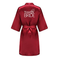 Thumbnail for Satin Kimono Wedding Party Robes -, Robes , Drestiny , 4XL, Australia, Blue, Brown, Canada, Deep Pink, Gender_Women, L, Light Pink, M, New Zealand, Pink, Purple, Robes, Royal Blue, S, United Kingdom, United States, White, Wine Red, XL, XXL, XXXL , Drestiny , www.shopdrestiny.com