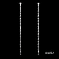 Thumbnail for Rhinestone Crystal Tassel Long Earrings for Women -, Earrings , Drestiny , Australia, Canada, Earrings, Gender_Women, Gold, New Zealand, Silver, United Kingdom, United States , Drestiny , www.shopdrestiny.com