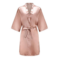 Thumbnail for Satin Kimono Wedding Party Robes -, Robes , Drestiny , 4XL, Australia, Blue, Brown, Canada, Deep Pink, Gender_Women, L, Light Pink, M, New Zealand, Pink, Purple, Robes, Royal Blue, S, United Kingdom, United States, White, Wine Red, XL, XXL, XXXL , Drestiny , www.shopdrestiny.com