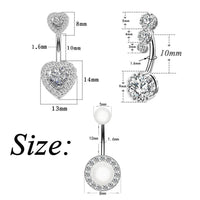 Thumbnail for Women's 316L Surgical Steel Belly Piercing Jewelry -, Body Jewelry , Drestiny , Australia, Body Jewelry, Canada, Gender_Women, Gold, New Zealand, Silver, United Kingdom, United States, White , Drestiny , www.shopdrestiny.com