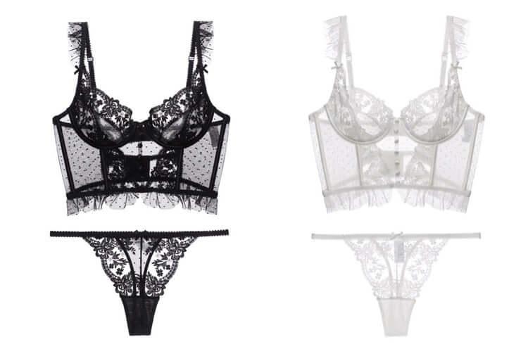 Women's French Push Up Brassiere and Panties Set - New Red Color! -, Bra & Panties Set , Drestiny , Australia, Black, Bra & Underwear Sets, Canada, L, M, New Zealand, Red, S, United Kingdom, United States, White, XL , Drestiny , www.shopdrestiny.com