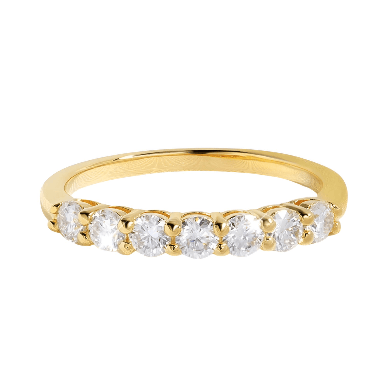 0.7CT Moissanite Stackable Rings S925 Silver Matching Wedding Diamonds Band White Gold Gift, Drestiny, Rings, Silver, Gold, United States, Canada, Australia, New Zealand, United Kingdom, FR, shopdrestiny.com