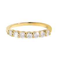 Thumbnail for 0.7CT Moissanite Stackable Rings S925 Silver Matching Wedding Diamonds Band White Gold Gift, Drestiny, Rings, Silver, Gold, United States, Canada, Australia, New Zealand, United Kingdom, FR, shopdrestiny.com