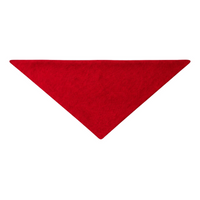 Thumbnail for Red triangular wool scarf on a white background