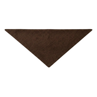 Thumbnail for Brown triangle-shaped wool scarf on a white background