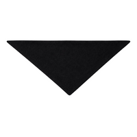 Thumbnail for Black triangle wool scarf on a white background