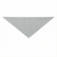 Thumbnail for Gray triangle wool scarf on a white background
