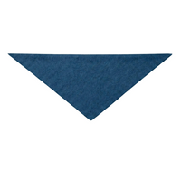 Thumbnail for Navy blue triangle wool scarf on a white background