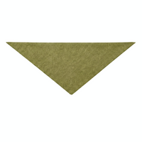 Thumbnail for Chartreuse green triangle-shaped wool scarf on a white background