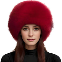 Thumbnail for 100% Natural Fox Fur Hat Women's Cap Thick Fur Cap Winter Warm Hat Female Fashion For Women Hat With Earmuffs Hat -, , Drestiny , Australia, Black, Blue, Brown, Canada, Dark Blue, Dark Red, Deep Pink, Hats, Light Grey, New Zealand, Pink, Red, Silver, United Kingdom, United States, White, Wine Red , Drestiny , www.shopdrestiny.com