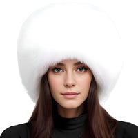 Thumbnail for 100% Natural Fox Fur Hat Women's Cap Thick Fur Cap Winter Warm Hat Female Fashion For Women Hat With Earmuffs Hat -, , Drestiny , Australia, Black, Blue, Brown, Canada, Dark Blue, Dark Red, Deep Pink, Hats, Light Grey, New Zealand, Pink, Red, Silver, United Kingdom, United States, White, Wine Red , Drestiny , www.shopdrestiny.com