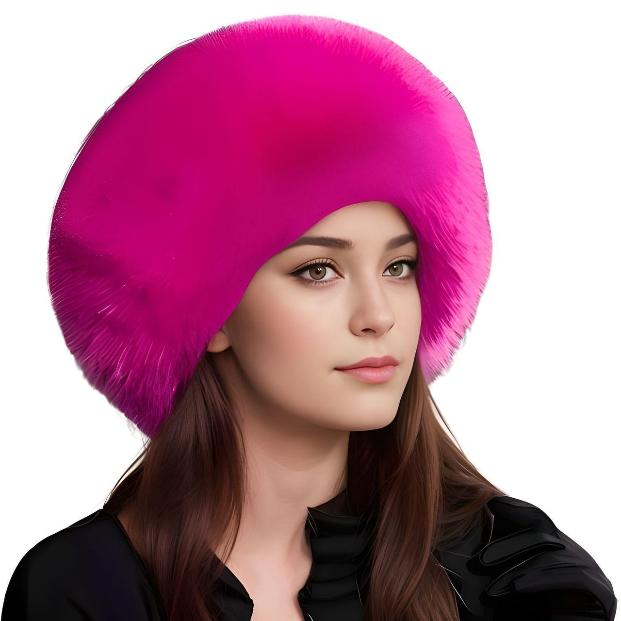 100% Natural Fox Fur Hat Women's Cap Thick Fur Cap Winter Warm Hat Female Fashion For Women Hat With Earmuffs Hat -, , Drestiny , Australia, Black, Blue, Brown, Canada, Dark Blue, Dark Red, Deep Pink, Hats, Light Grey, New Zealand, Pink, Red, Silver, United Kingdom, United States, White, Wine Red , Drestiny , www.shopdrestiny.com