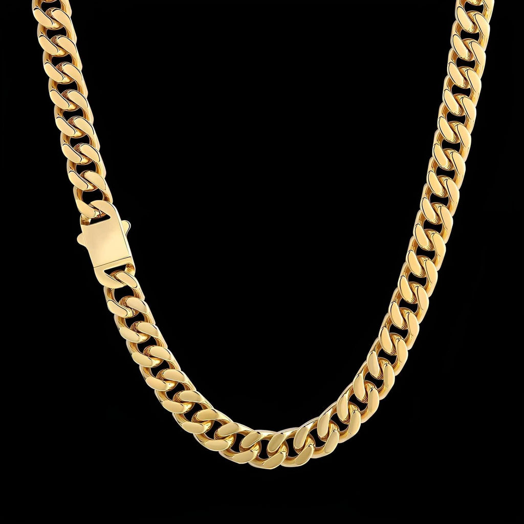 18k Gold Plated Chunky Gold Necklace