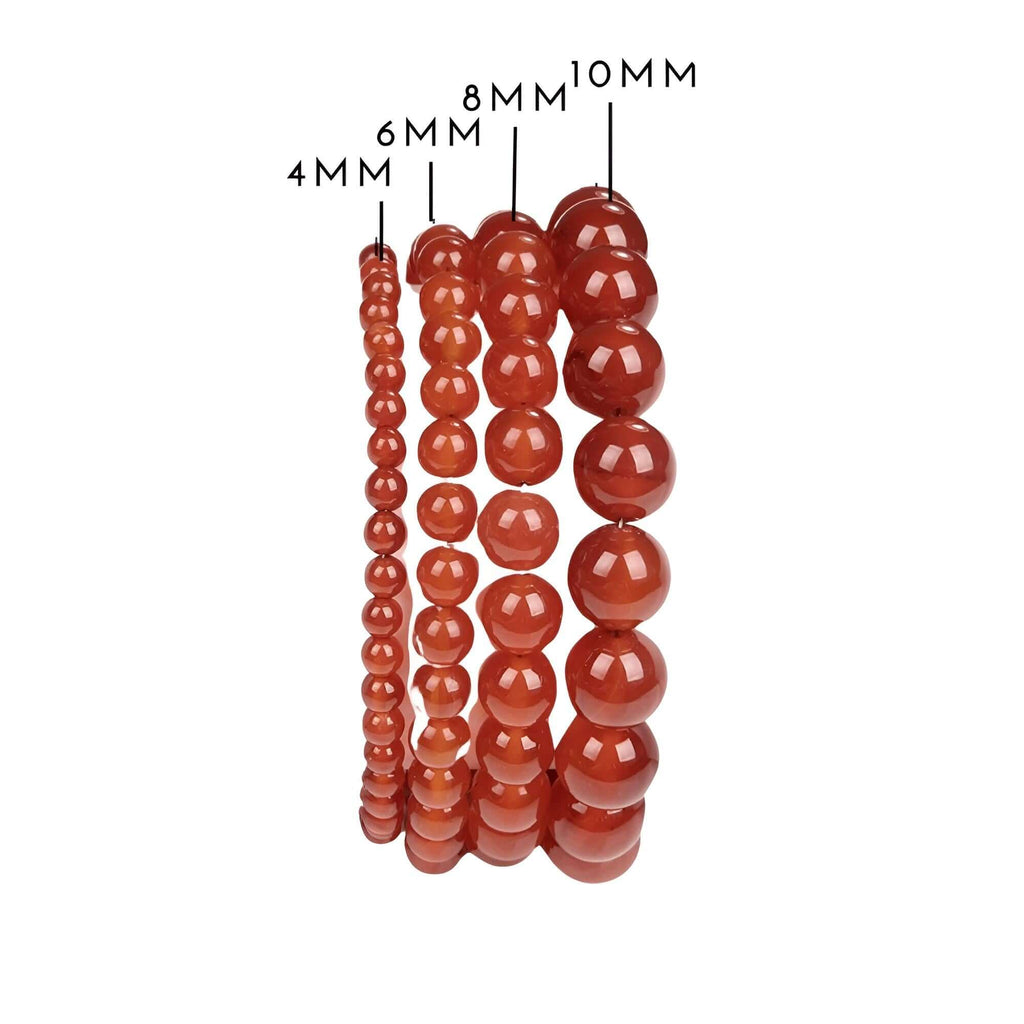 1PC Natural Red Agate Stone Bracelets in Various Sizes!