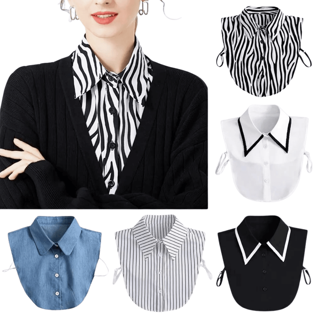 1pc Fake Collar - Detachable Shirt Collar for Women