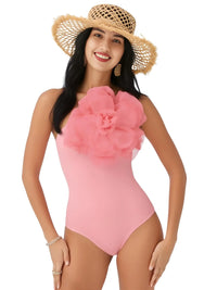 Thumbnail for 2025 New Flower One Piece Swimsuit Luxury Women's Swimwear -, One Piece Swimsuit , Drestiny , Australia, Black, Blue, Canada, Cover Ups, Dark Green, Dark Red, Deep Pink, Green, Green Yellow, L, M, New Zealand, One Piece Swimwear, One Shoulder, Orange, Pink, Red, S, Sets, Skirt Sets, Skirts, Teal, United Kingdom, United States, White, XL , Drestiny , www.shopdrestiny.com