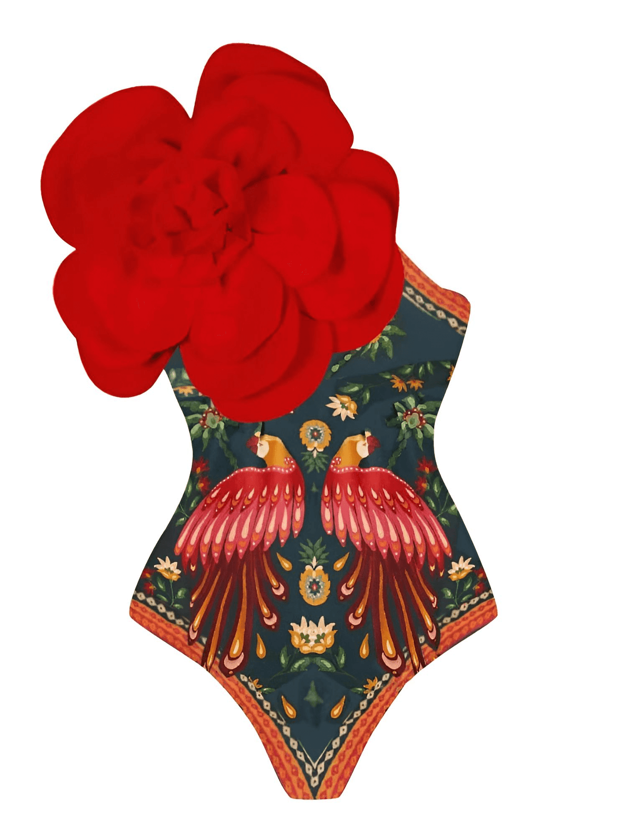 2026 New Flower One Piece Swimsuit Luxury Women's Swimwear -, One Piece Swimsuit , Drestiny , Australia, Black, Blue, Canada, Cover Ups, Dark Green, Dark Red, Deep Pink, Green, Green Yellow, L, M, New Zealand, One Piece Swimwear, One Shoulder, Orange, Pink, Red, S, Sets, Skirt Sets, Skirts, Teal, United Kingdom, United States, White, XL , Drestiny , www.shopdrestiny.com