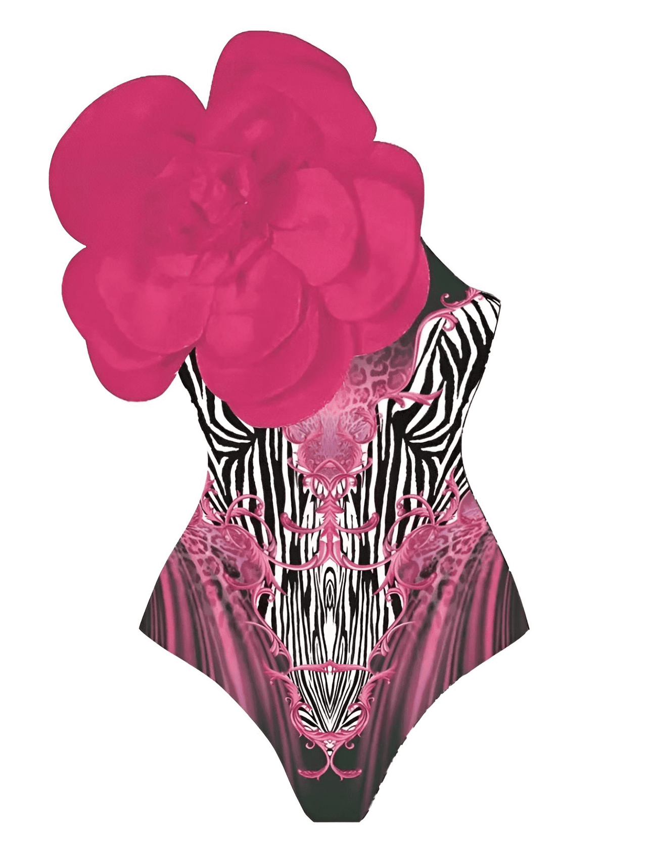 2026 New Flower One Piece Swimsuit Luxury Women's Swimwear -, One Piece Swimsuit , Drestiny , Australia, Black, Blue, Canada, Cover Ups, Dark Green, Dark Red, Deep Pink, Green, Green Yellow, L, M, New Zealand, One Piece Swimwear, One Shoulder, Orange, Pink, Red, S, Sets, Skirt Sets, Skirts, Teal, United Kingdom, United States, White, XL , Drestiny , www.shopdrestiny.com