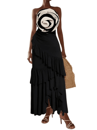 Thumbnail for 2026 New Flower One Piece Swimsuit Luxury Women's Swimwear -, One Piece Swimsuit , Drestiny , Australia, Black, Blue, Canada, Cover Ups, Dark Green, Dark Red, Deep Pink, Green, Green Yellow, L, M, New Zealand, One Piece Swimwear, One Shoulder, Orange, Pink, Red, S, Sets, Skirt Sets, Skirts, Teal, United Kingdom, United States, White, XL , Drestiny , www.shopdrestiny.com