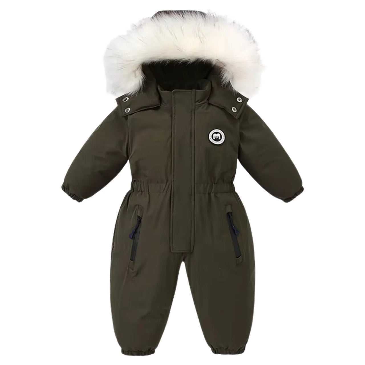 -30 Degree Kids Waterproof Winter Snowsuit For Extreme Cold