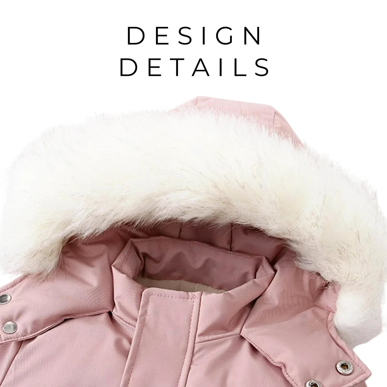 -30 Degree Kids Waterproof Winter Snowsuit For Extreme Cold