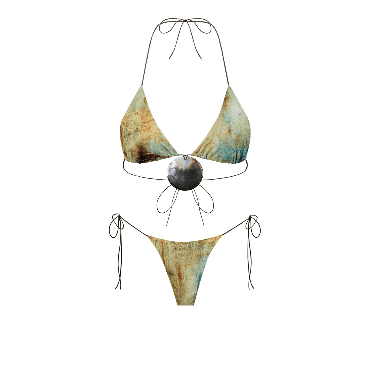 3Pc Shell Bikini Skirt Set Sexy Women's Swimsuit With Long Skirt Micro Swimwear High Cut Biquini Female Bathing Suit Beachwear, Drestiny, Bikinis, Skirts, Skirt Sets, Sets, Cover Ups, S, M, L, United States, USA, Australia, United Kingdom, UK, Green-Blue, Pink-Yellow, Teal-Brown, Light Green, Dark Brown, Black, White, Shell bikini skirt set, 3 piece shell bikini set, shell bikini with skirt, Beach shell bikini skirt set, shopdrestiny.com