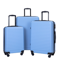 Thumbnail for 3 Piece Luggage Set Hard Shell Luggage Set with Spinner Wheel Carry On Luggage With TSA Lock Travel Suitcase set, Drestiny, 20