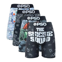 Thumbnail for Men's 4Pcs Sexy Boxer Briefs Fashion Print Underwear Male Printed Summer Man Boxer Shorts Trunks, Drestiny, United States, USA, Australia, United Kingdom, UK, S, M, L, XL, XXL, 2XL, Black, Red, Green, Blue, men's boxer briefs 4 pack, 4 pack boxer briefs men's, boxer briefs men multipack 4, mens boxer briefs 4 pack sale, best boxer briefs for men 4 pack, shopdrestiny.com