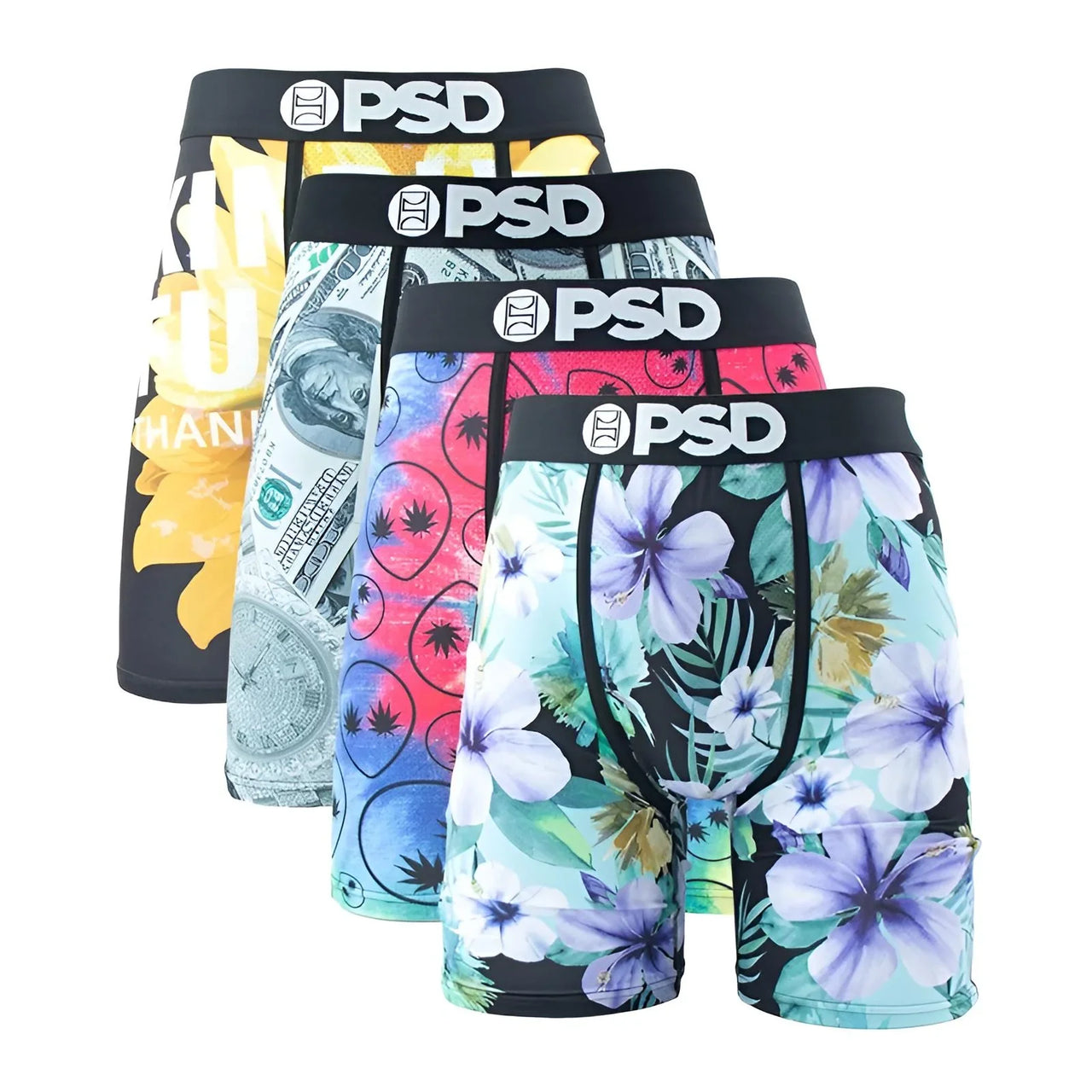 Men's 4Pcs Sexy Boxer Briefs Fashion Print Underwear Male Printed Summer Man Boxer Shorts Trunks, Drestiny, United States, USA, Australia, United Kingdom, UK, S, M, L, XL, XXL, 2XL, Black, Red, Green, Blue, men's boxer briefs 4 pack, 4 pack boxer briefs men's, boxer briefs men multipack 4, mens boxer briefs 4 pack sale, best boxer briefs for men 4 pack, shopdrestiny.com