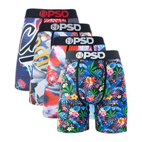 Thumbnail for Men's 4Pcs Sexy Boxer Briefs Fashion Print Underwear Male Printed Summer Man Boxer Shorts Trunks, Drestiny, United States, USA, Australia, United Kingdom, UK, S, M, L, XL, XXL, 2XL, Black, Red, Green, Blue, men's boxer briefs 4 pack, 4 pack boxer briefs men's, boxer briefs men multipack 4, mens boxer briefs 4 pack sale, best boxer briefs for men 4 pack, shopdrestiny.com