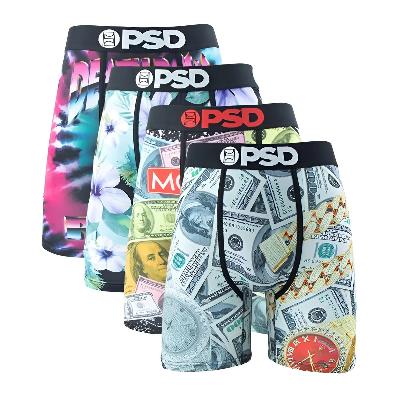 Men's 4Pcs Sexy Boxer Briefs Fashion Print Underwear Male Printed Summer Man Boxer Shorts Trunks, Drestiny, United States, USA, Australia, United Kingdom, UK, S, M, L, XL, XXL, 2XL, Black, Red, Green, Blue, men's boxer briefs 4 pack, 4 pack boxer briefs men's, boxer briefs men multipack 4, mens boxer briefs 4 pack sale, best boxer briefs for men 4 pack, shopdrestiny.com
