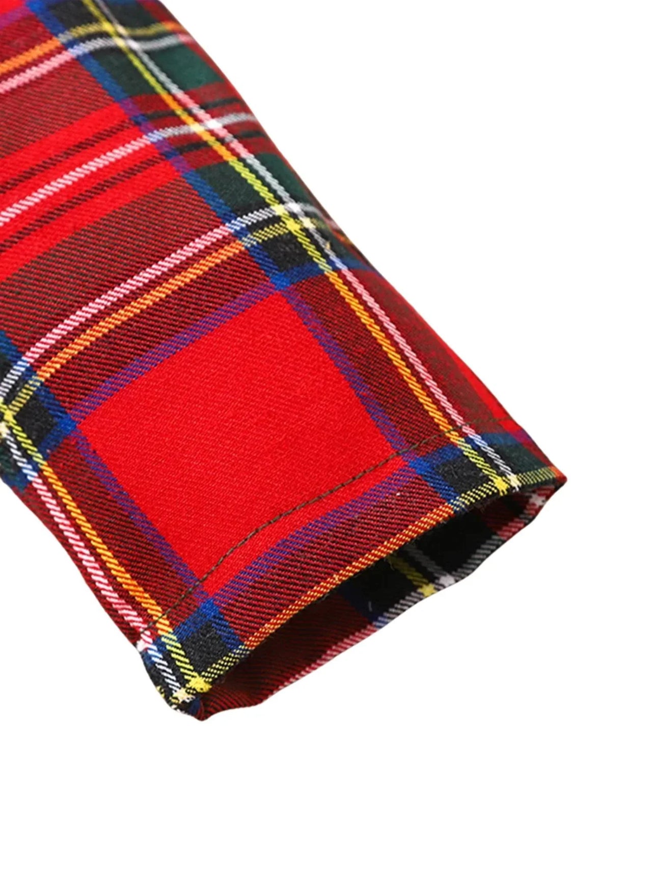 6M-5 Years Girls Plaid Christmas Dresses Toddler Kids Red Green Plaid Bow Dresses For Girl