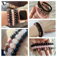 Thumbnail for 8mm 3Pcs Natural Stones Bracelet Set