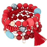 Thumbnail for Assorted Style Bohemian Charm Bracelets For Women -, Bracelet , Drestiny , Australia, Beige, Black, Blue, Bracelets, Brown, Canada, Dark Blue, Dark Red, Gender_Women, Gold, Green, Grey, Light Blue, New Zealand, Pink, Red, Silver, Sky Blue, Teal, United Kingdom, United States, White , Drestiny , www.shopdrestiny.com