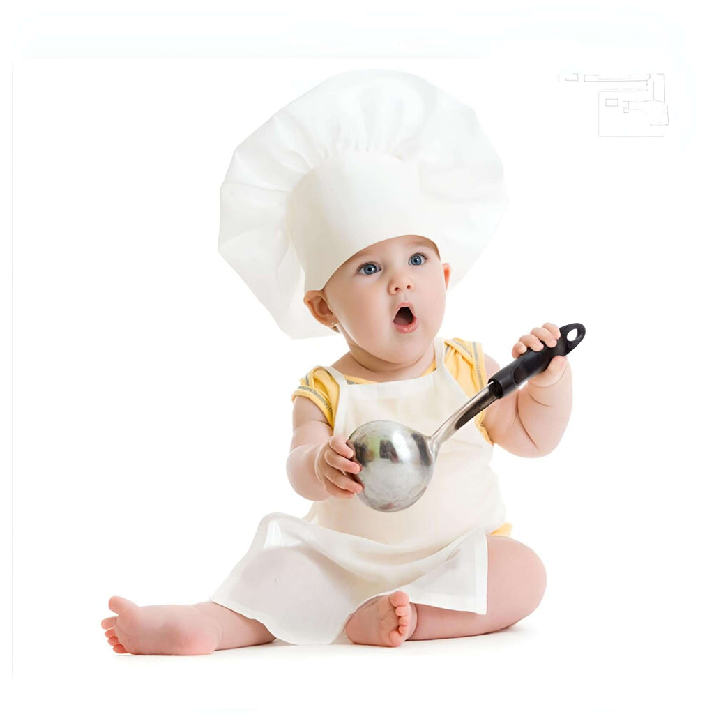 Baby Chef Apron + Hat