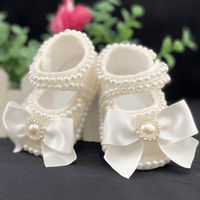 Thumbnail for Baby Girls Infant Newborn Pearl Princess Shoes First Walkers Sparkly Glitter Soft Bow Buckle Toddler Shoes, Drestiny, Flats, First Walkers, Shoes, United States, USA, Canada, Australia, New Zealand, United Kingdom, White Ivory, Pink Pearl, Gold Peach, 0-3m, 0-6m, 7-12m, 13-18m, Girls, Baby first shoes, Soft sole baby shoes, baby shoes for walking, Best baby shoes for first walkers, baby shoes first walkers, shopdrestiny.com