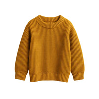 Thumbnail for Mustard yellow sweater on a white background