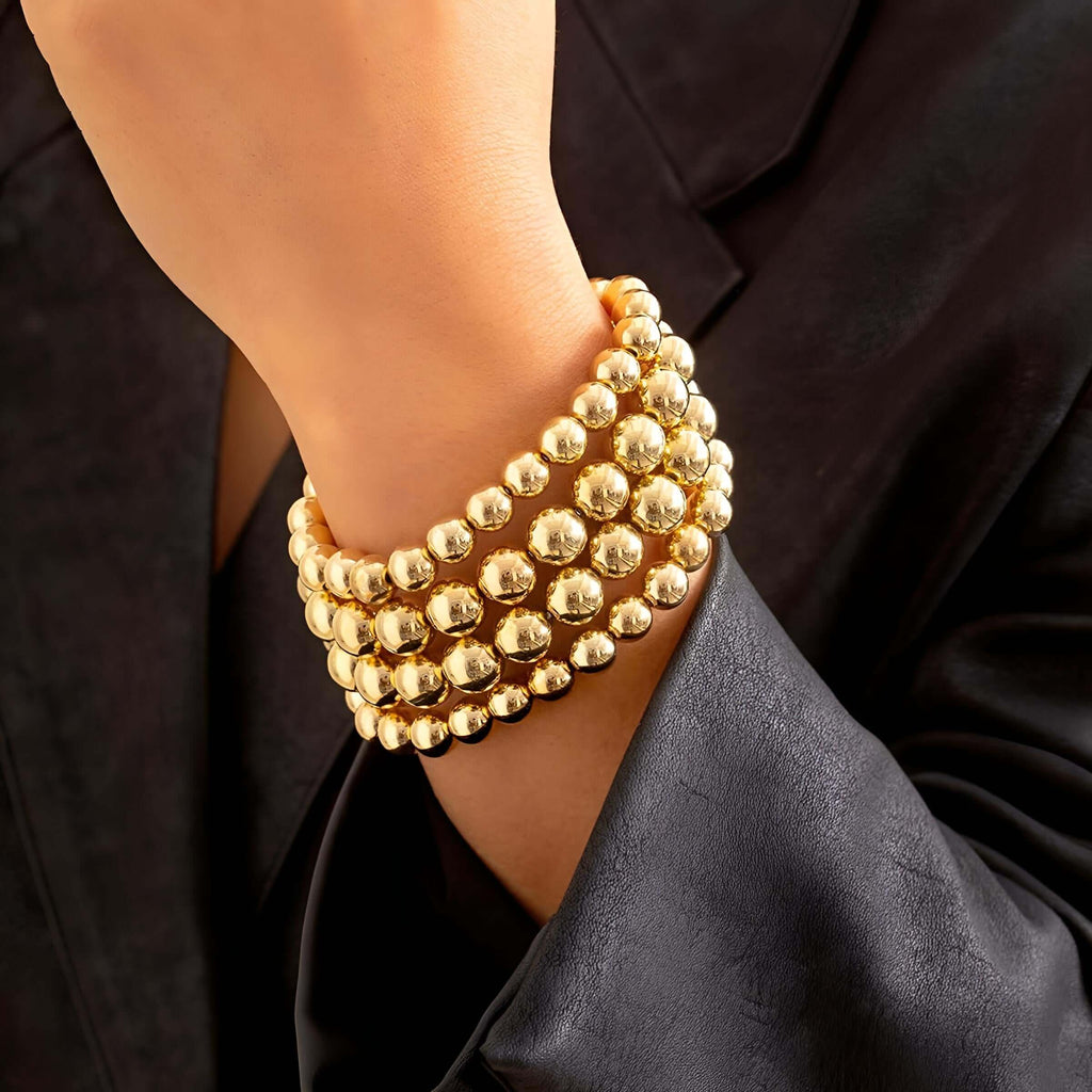 Big Ball Gold Bracelet for Women