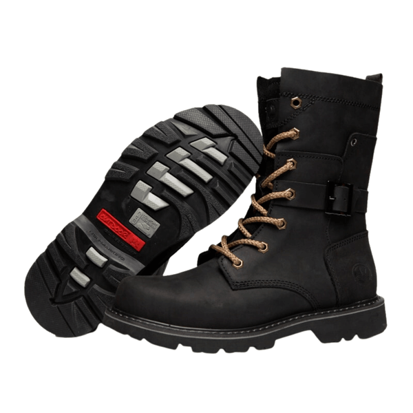 Explore the great outdoors in these men's leather hiking boots. Shop now at Drestiny for up to 50% off, with free shipping and tax covered!