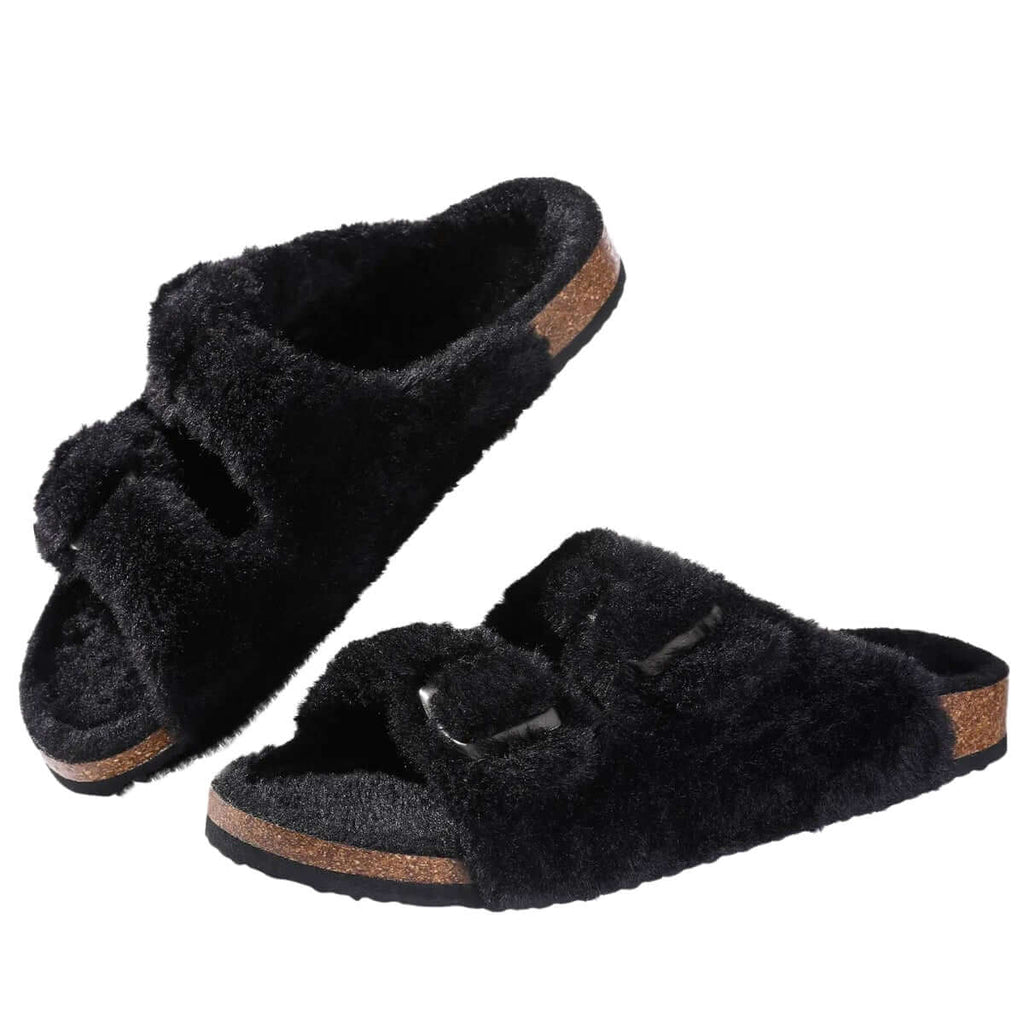Get cozy with these plush black slippers for women! Shop Drestiny now and enjoy free shipping. Plus, we'll cover the tax! Seen on FOX, NBC, and CBS. Save up to 50% off!