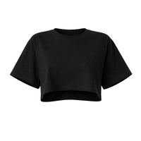 Thumbnail for Black crop top on a white background