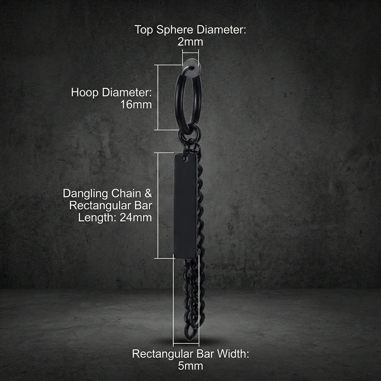 Men's Dangle Earrings