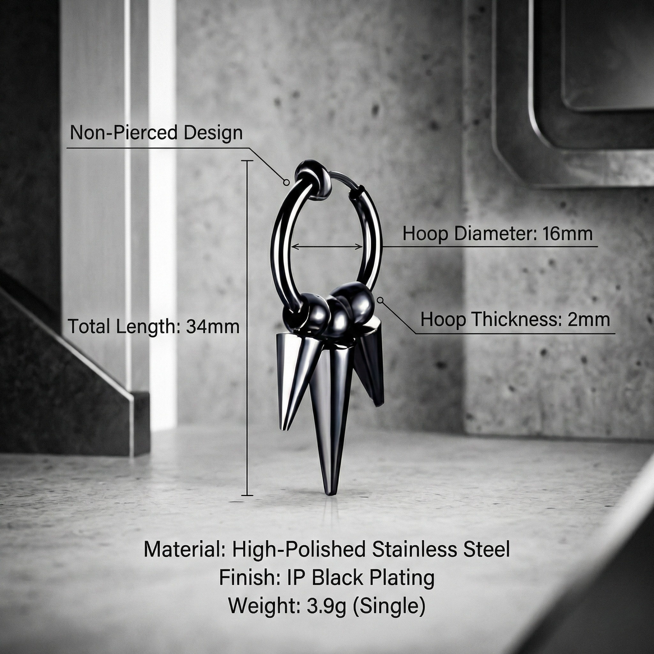 Men's Dangle Earrings