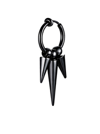 Thumbnail for Black spiked earring on a white background