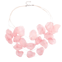 Thumbnail for Bohemian Flower Necklaces, Drestiny, Necklaces, United States, USA, Canada, Australia, New Zealand, United Kingdom, UK, Coral, Pink, Blue, Golden Yellow, Black, White, Colorful, Green, Light Khaki, boho flower necklace, floral bohemian necklace, vintage flower necklace boho, colorful bohemian flower necklace, long bohemian flower necklace, boho floral pendant necklace, flower charm necklace bohemian, bohemian layered flower necklace, ethnic flower necklace boho, shopdrestiny.com