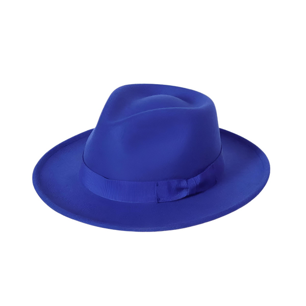 Bow Tie Blue Jazz Hat For Men