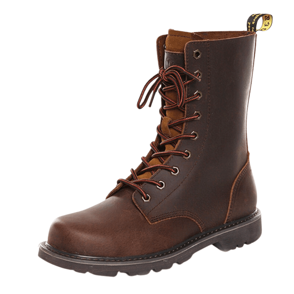 Explore the great outdoors in these men's leather hiking boots. Shop now at Drestiny for up to 50% off, with free shipping and tax covered!