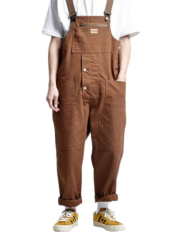 Shop Drestiny for Men's High Quality Multi Pocket Brown Streetwear Overalls. Get Free Shipping + Tax Paid! Seen on FOX, NBC, CBS. Save up to 50% now!