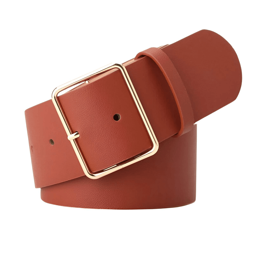 Discover the perfect camel brown leather women's belts at Drestiny. With free shipping and tax covered, shopping has never been easier. Hurry and save up to 50% off while stocks last!